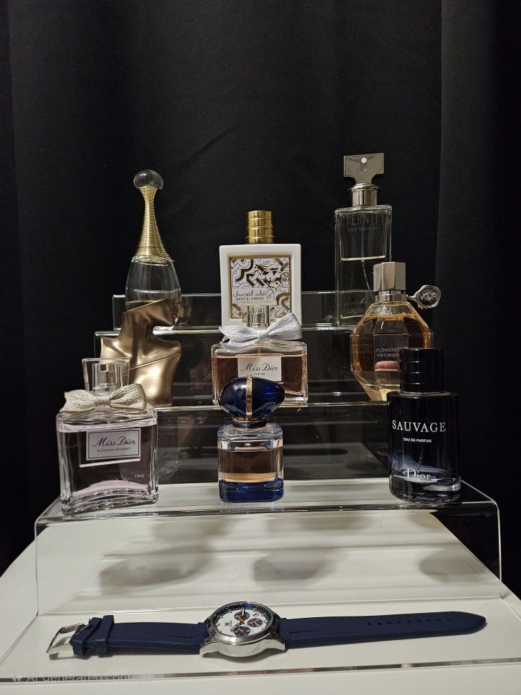3-Tier Clear Acrylic Display Riser for Collectibles, Figures, and Perfumes