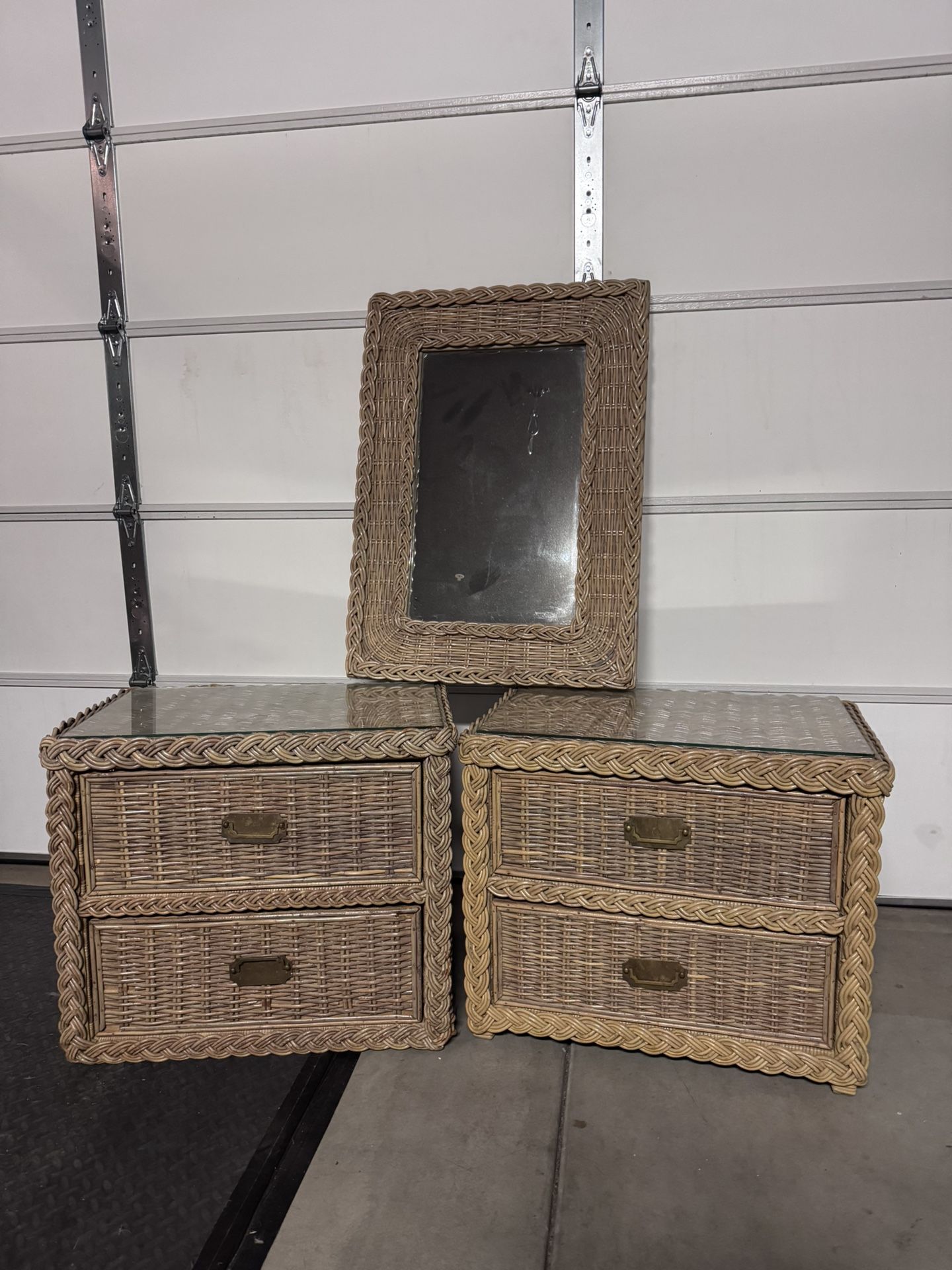 Night Stands with Mirror