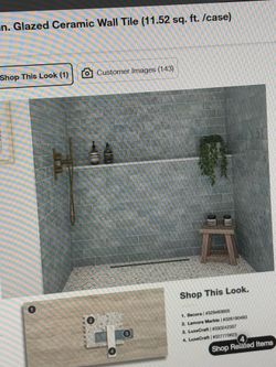 Glazed tile