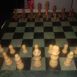 Marble Chess Boards with pieces