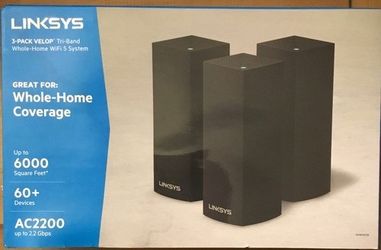 Linksys Velop Tri-Band Whole-Home WiFi 5 System 3-Pack