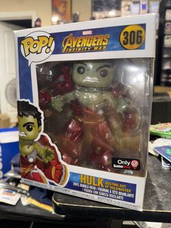 Funko Pop Marvel Avengers Infinity War Hulk Busting Out Of Hulkbuster 306