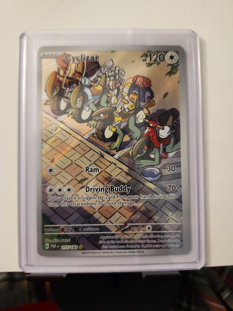 Cyclizar 215/182 – Pokémon TCG Illustration Rare (Scarlet & Violet: Paradox Rift)