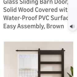 Barn door and track