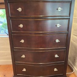 Lane Tall Dresser in Mahogany