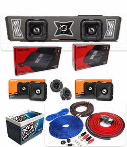 NEW POWERFUL BASS AND VOICE PACKAGE KICKER AUDIO CHEVY SILVERADO GMC SIERRA CREW CABS