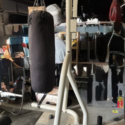 Punching bag with stand