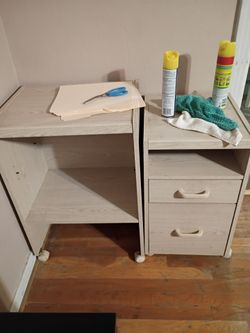 Filing cabinet and office tables