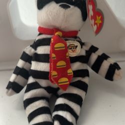 TY TEENIE BEANIE BABIES McDonald’s 25th Anniversary Hamburglar The Bear