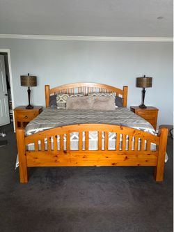 Rustic Solid Wood Bedroom Set – Sierra Design Studios
