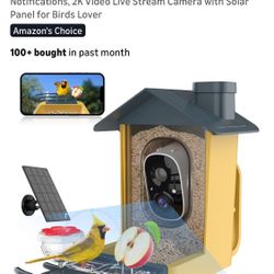 Oddkont New Solar Birdfeeder W Camera