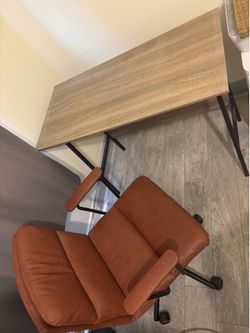 Desk and chair