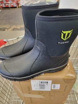 Tideqe Rubber Boots 12 New