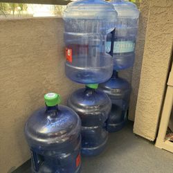 Refilling 5Gallons Water Jugs  And Standing Lamps 