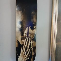 Super rare 2pac Limited Hand Screened 2pac Primitive Skateboard Deck