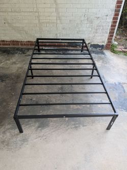 Twin platform bed frame