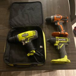 RIGID & RYOBI Drills