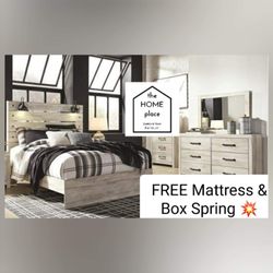 🚨 Package Deal!!!🚨Big Discounts!!!🔥 Come Get Your Brand New Queen Bedroom Set With FREE Mattress Set, In Stock Ready For Delivery TODAY!! 🚚  