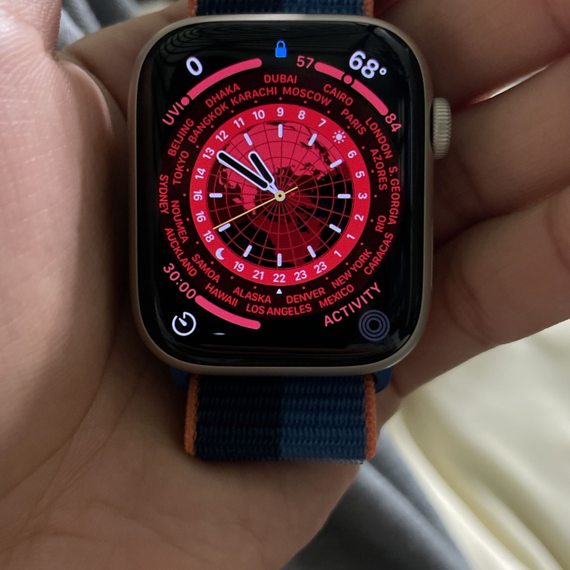 Apple Watch Series 7 GPS, 45mm Starlight Aluminum Case with