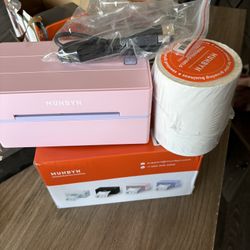 BLUETOOTH LABEL PRINTER + Labels 