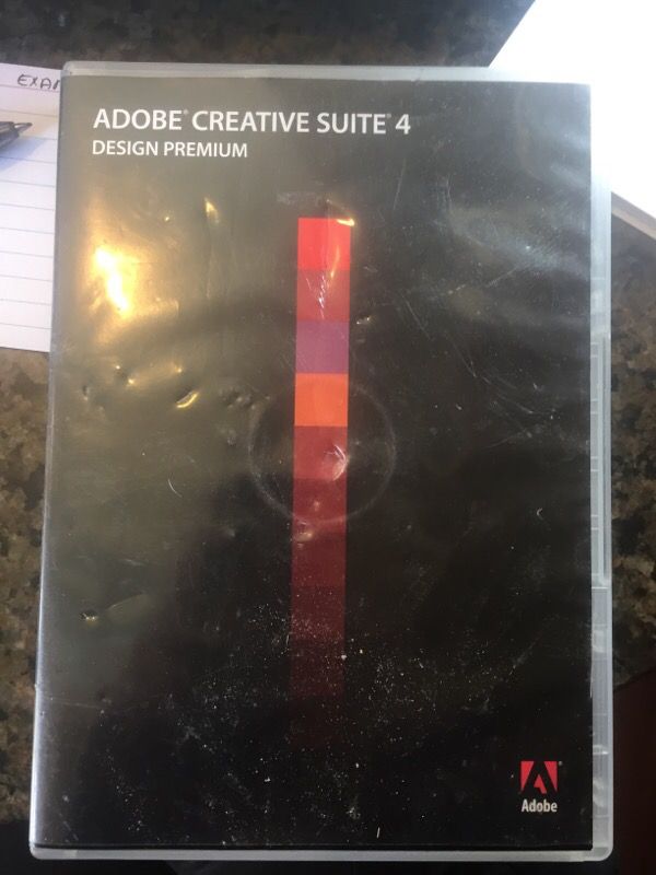 Adobe CS4 Design Premium Mac 4 Discs