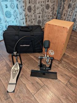 Latin Percussion Cajon + Pedal + Case