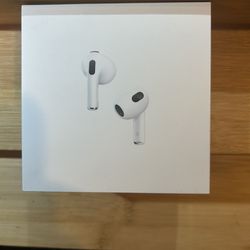 3rd Generation, Brand New—Never Opened, Apple AirPods With Lightning Charging Case