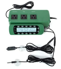 REPTI ZOO Reptile Digital Thermometer Hygrometer Controller for Tank Terrarium - Waterproof Reptile 