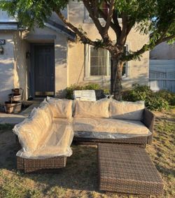 Brand new patio sofa set outdoor patio furniture high quality deep seating cushions patio set ✅☑️🆕🚚