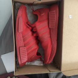 Red Adidas NMDs