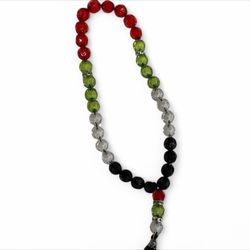 New, Palestine Flag Colors Tasbeeh
