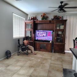 Huge Entertainment Center With Marble