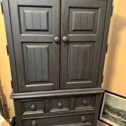 Armoire Dresser With Drawers - Hardwood - 66” X 33” 