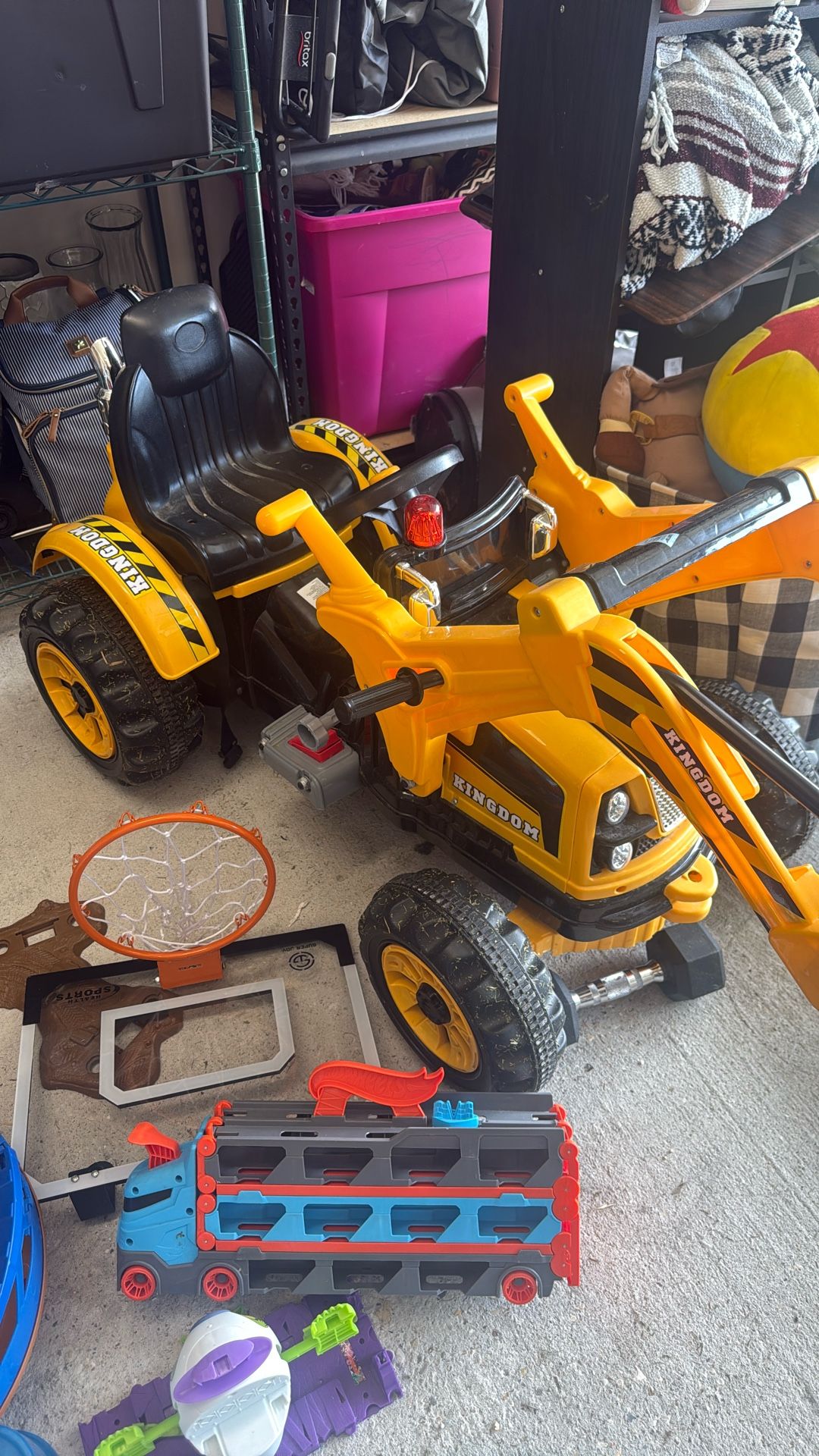 Working Construction Truck Ride On 