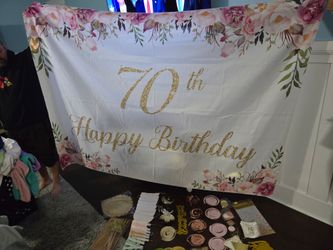 70th Birthday decorations