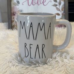 Rae Dunn Mama Bear Ivory Coffee Tea Mug Cup