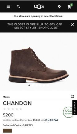 Men Chandon Ugg Boots NEW!