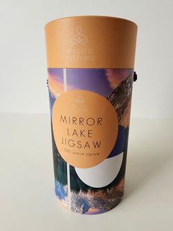 Mirror Lake 1000pc jigsaw puzzle With Poster By Professor Puzzle