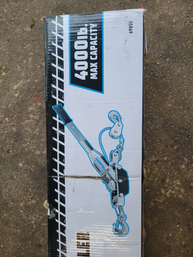 HAUL-MASTER 4000 lb., 2 Ton Capacity 10 ft. Cable Winch Puller