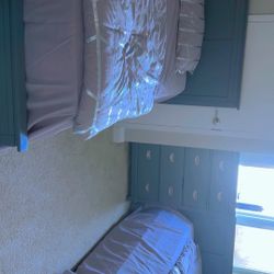 Twins and dresser with everything 