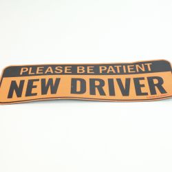 Please Be Patient New Driver Car Bumper Magnet Sign