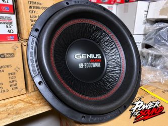 New 12" Genius Audio N9 Nitro 2000w Max Power Subwoofer - $240 Each