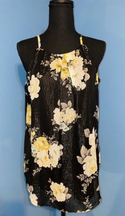 A.byer Women’s Sleeveless Floral Print Blouse NWT Sz Xl