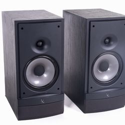 Infinity RS3 Bookshelf Speakers Reference Series Matched Set 125 Watts Black