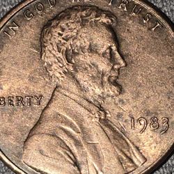 1983 DOUBLED DIE Rev Lincoln Cent 