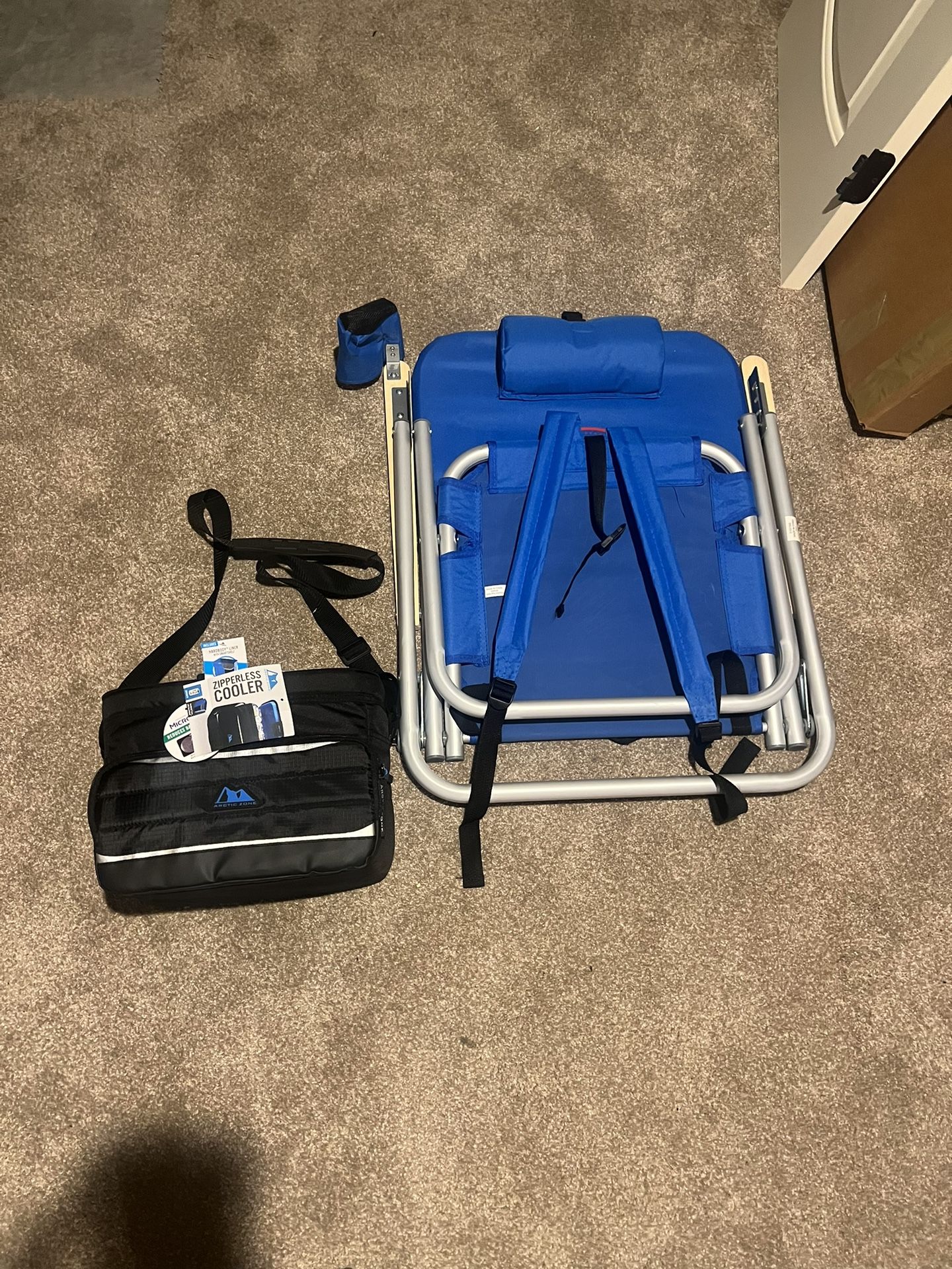 New cooler & Backpack Chair Summer Bundle 