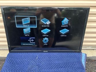 Phillips 39" 2000 series LED-LCD TV (Wall Mount) w/remote