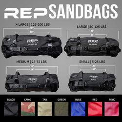 Weightlifting Sandbags, REP Fitness