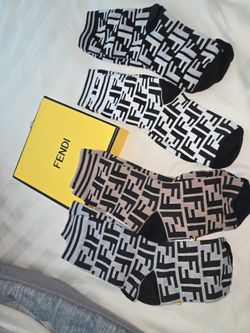 4 Pairs Fendi Socks In The Box