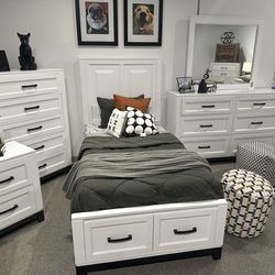 4PC Twin Bedroom Set
